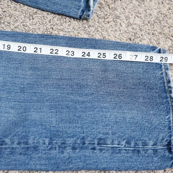 Polo Ralph Lauren Vintage Classic Fit Jeans Men 30x30 Blue Distressed Button Fly - Picture 11 of 13